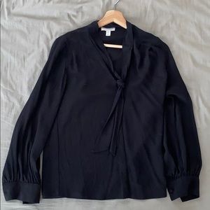 Topshop black blouse